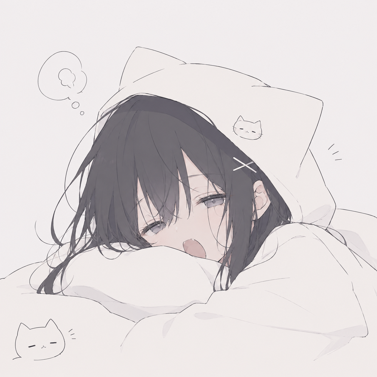 路人乙使用的插画头像